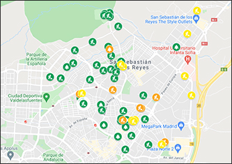 Enlace a mapa de desarrollo de obras en Sanse