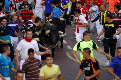 Imagen Selección gráfica del encierro del 28 de agosto de 2012