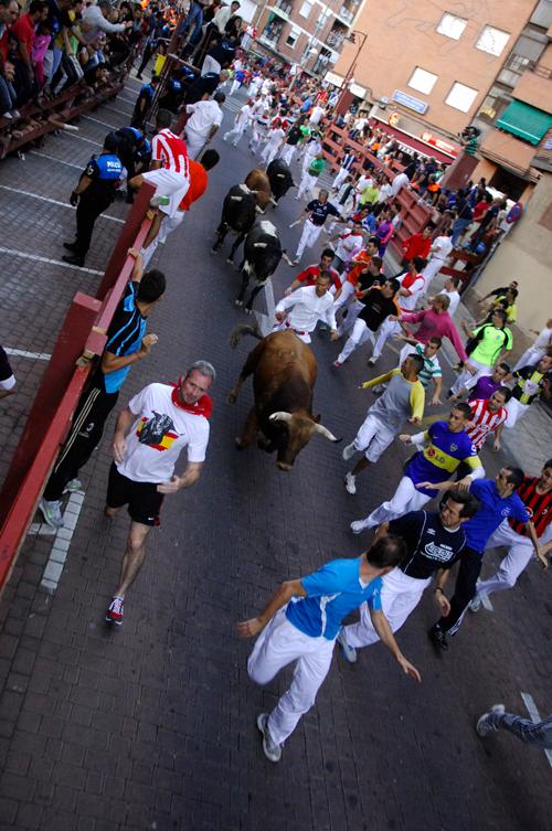 Imagen Selección fotográfica del tercer encierro de 2012