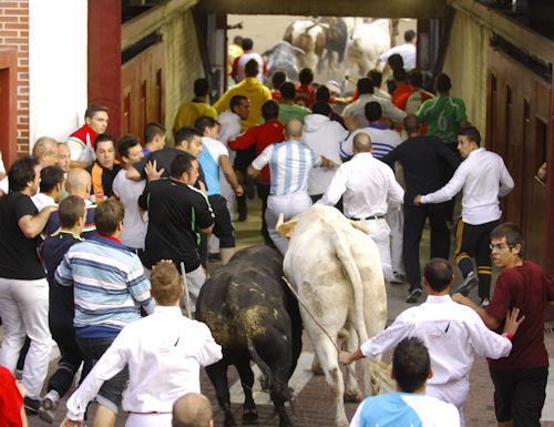 Imagen Galería fotográfica del encierro del 31 de agosto de 2011