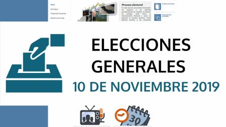 Imagen Elecciones Generales 10N: Información de interés sobre la jornada...