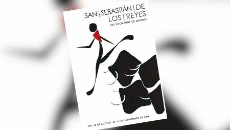 Imagen Minimalismo en blanco y negro para el cartel de los encierros de Sanse 2018