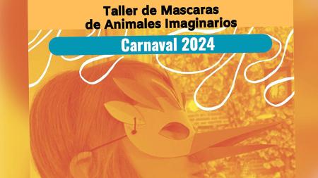 Imagen Animales imaginarios en el taller de carnaval de la biblioteca Plaza de...