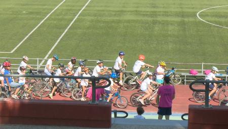 Imagen El campus de ciclismo de Sanse a golpe de pedal