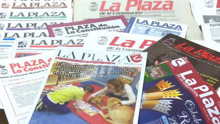 Imagen Felices 400 números para la revista municipal La Plaza de la Constitución