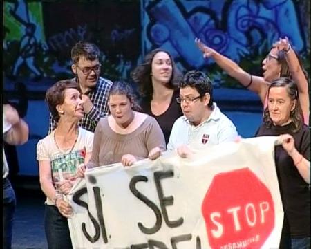 Imagen Desahuciados, el teatro inclusivo de APADIS, abarrotó el TAM de Sanse