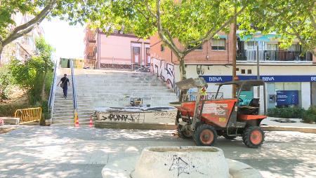 Imagen Las escaleras de calle Virtudes con Avenida de la Sierra se remodelan...