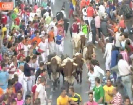 Imagen Quinto encierro de San Sebastián de los   Reyes con toros de Victoriano del Río