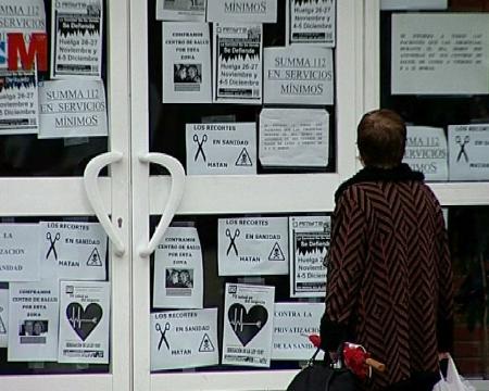 Imagen Jornada de huelga del personal sanitario en la Comunidad de Madrid