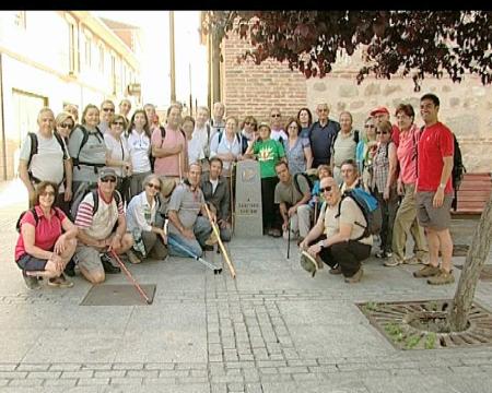 Imagen Los mayores de Sanse en plena forma en la etapa preparatoria del Camino de Santiago