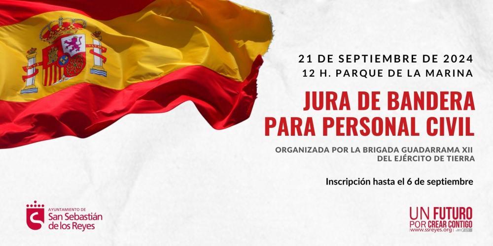 Imagen Los vecinos que quieran participar en la Jura de Bandera del 21 de septiembre en nuestra ciudad podrán entregar la solicitud en el Servicio de Atención a la Ciudadanía