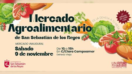 Imagen Nuevo mercado agroalimentario de San Sebastián de los Reyes los segundos sábados de cada mes