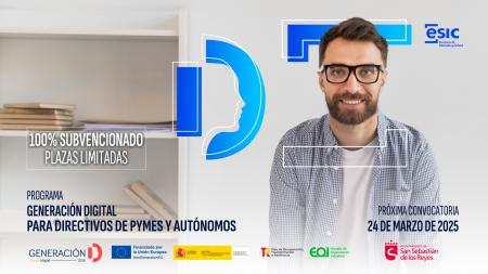 Imagen La convocatoria del programa Generación Digital para Directivos de Pymes...