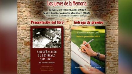 Imagen “Los jueves de la memoria”: premios literarios y libro sobre el horror...