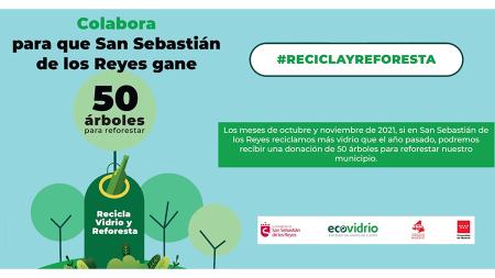 Imagen Sanse acepta el reto ‘Reciclo y Reforesto’ de Ecovidrio